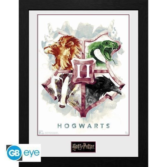 Harry Potter - Framed Print Hogwarts Water Colour (30X40) X2