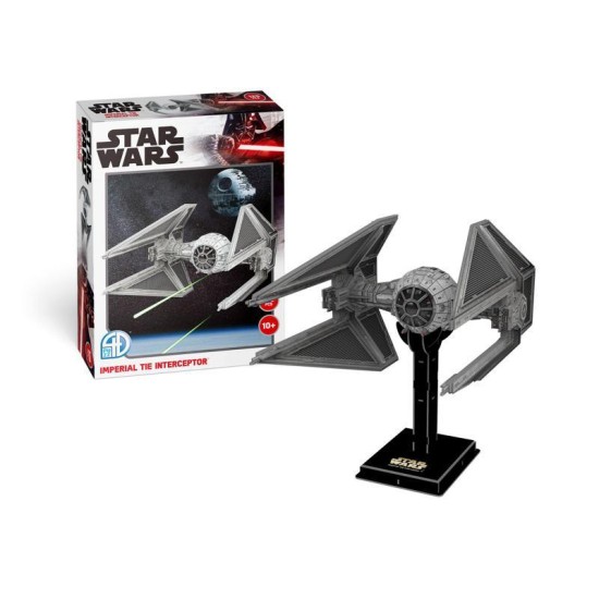 Star Wars Imperial Tie Interceptor 3D Cardstock Model Kit