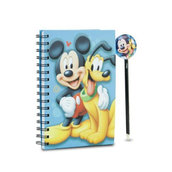Disney Notebook With Pen Mickey  And  Pluto