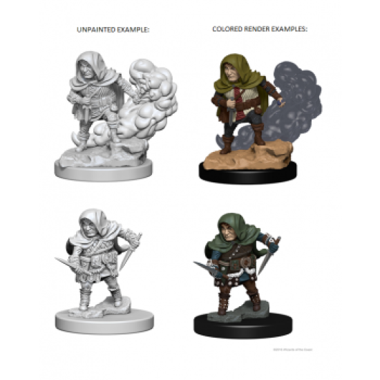 Dungeons And Dragons Nolzur's Marvelous Unpainted Miniatures - Halfling Male Rogue