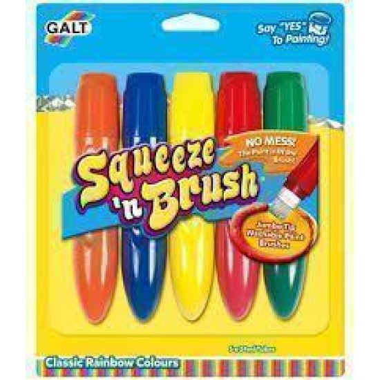 Young Art - Squeeze 'N Brush - 5 Classic Colours