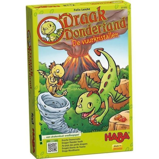 !!! Spel - Draak Dondertand - De Vuurkristallen (Nederlands) = Duits 1301890001 - Frans 1301890004