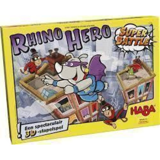 !!! Spel - Rhino Hero - Super Battle (Nederlands) = Duits 1302808001 - Frans 1302808005