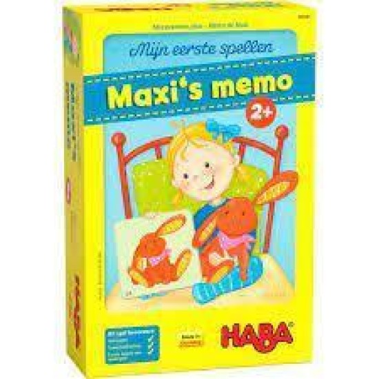 !!! Spel - Mijn Eerste Spellen - Maxi's Memo (Nederlands) = Duits 1306061001 - Frans 1306061003