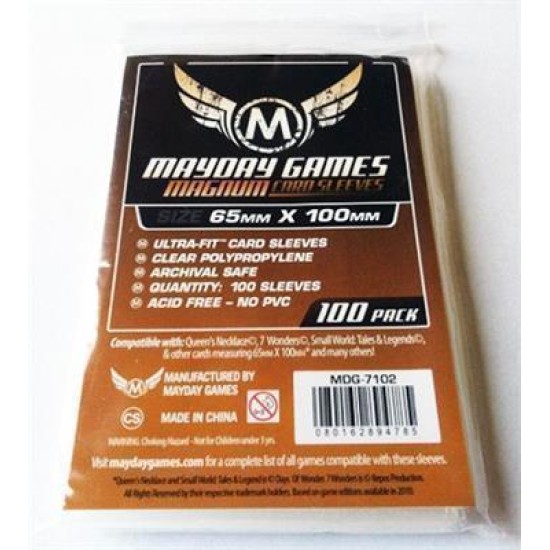 Sleeves Magnum Ultra Fit 64X100 Mm (100)