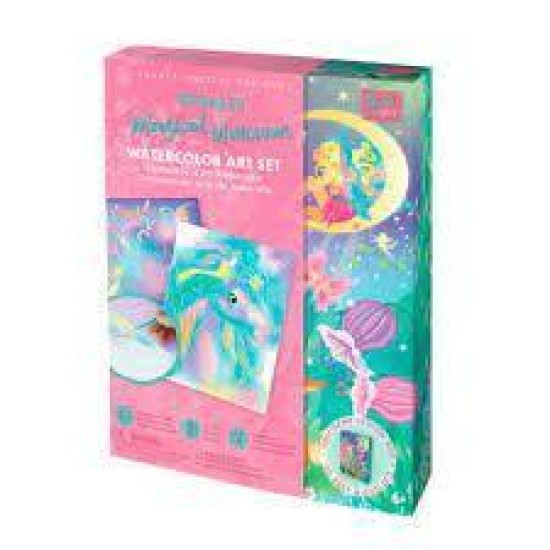Box Candiy: Totally Magical Unicorn - Aquarel Kunst Set