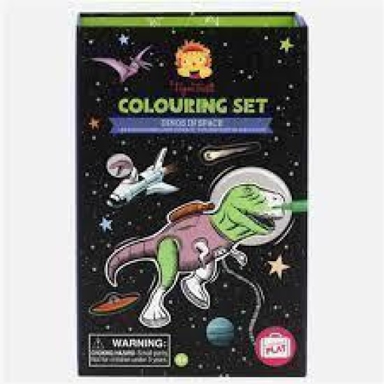 Colouring Set - Dinos In Space