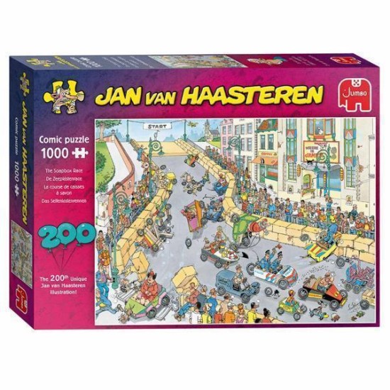 Jan Van Haasteren Legpuzzel - De Zeepkistenrace 1000St.