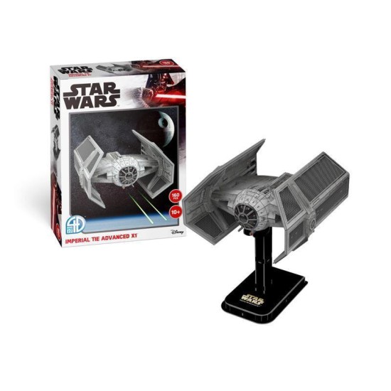 Star Wars Imperial Tie Advanced X1 3D Cardstock Model Kit