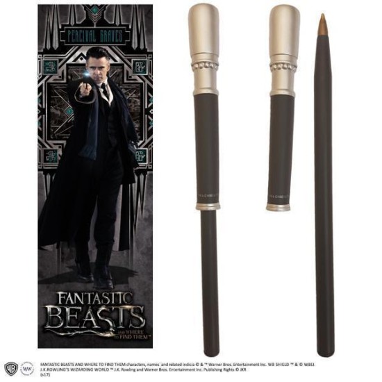 Fantastic Beasts: Percival Graves Wand Pen And Bookmark