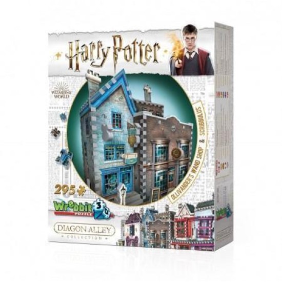 3D Harry Potter Ollivander's Wand Shop And  Scribbulus (295)