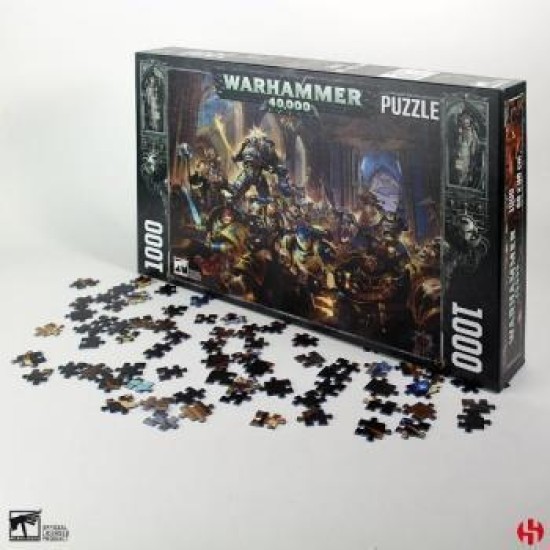 Gulliman Vs Black Legion - Warhammer 40K Puzzle 1000Stukjes