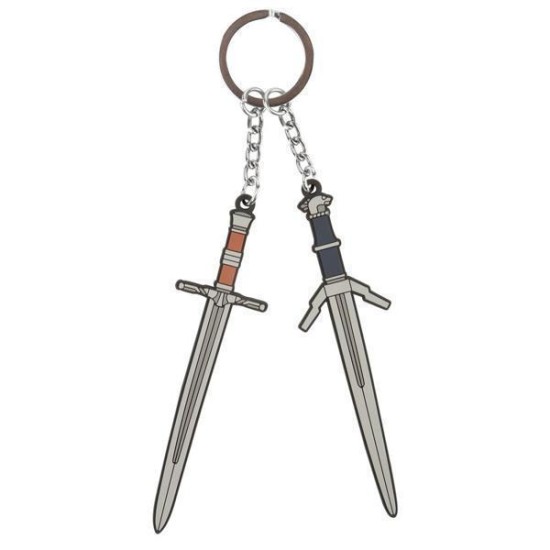 The Witcher 3 Steel N' Silver Keychain