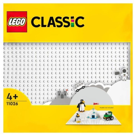 Witte Bouwplaat Lego