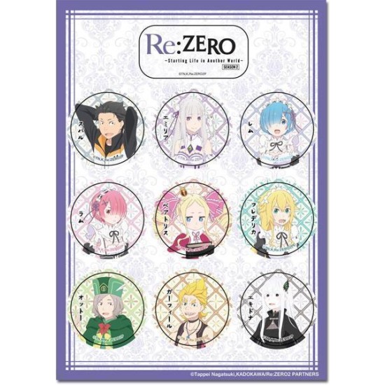 Re:zero Starting Life In Another World Sticker Set Season 2 Group C