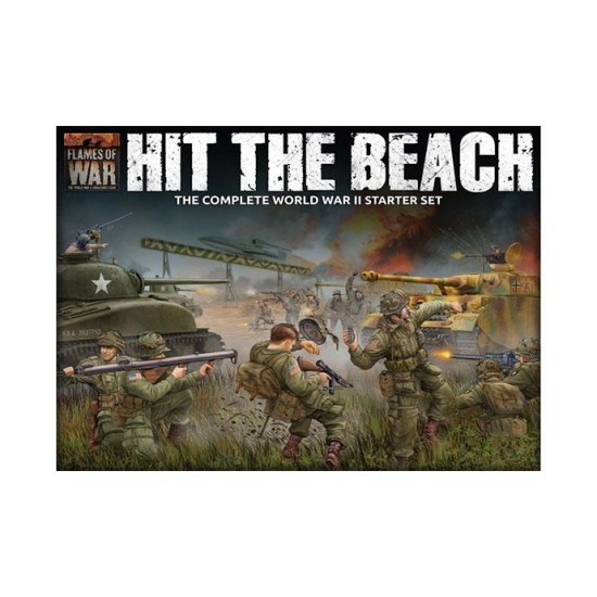 Hit The Beach Army Set (German & American 11X Tanks 2X Guns 96X Figs - Plastic)