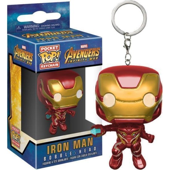 Funko Pop! Keychain Avengers Infinity War - Iron Man Vinyl Figure 4Cm