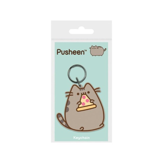 Pusheen Rubber Keychain Pizza 6 Cm