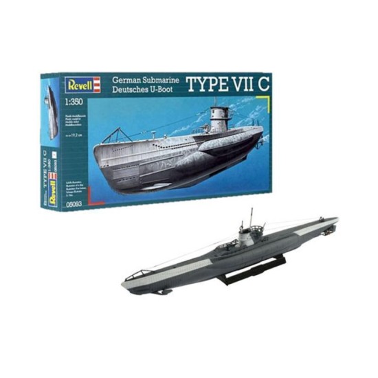 Deutsches U-Boot Type Vii C Revell Modelbouwpakket