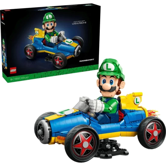 Lego Super Mario 72050 Mario Kart: Luigi & Turboflitzer Lego Super Mario 72050 Mario Kart: Luigi & Turboflitzer