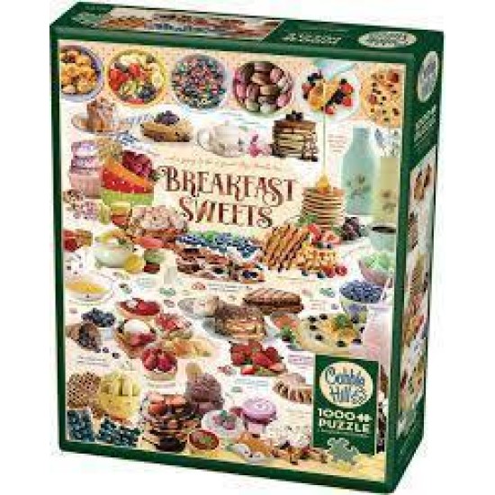 Cobble Hill Puzzle 1000 Pieces - Breakfast Sweets