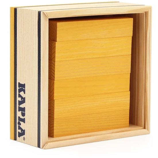 Kapla - 40 Squares - Colored Planks Yellow
