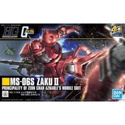 Gundam: High Grade - Ms-06S Zaku Ii 1:144 Scale Model Kit Gundam: High Grade - Ms-06S Zaku Ii 1:144 Scale Model Kit