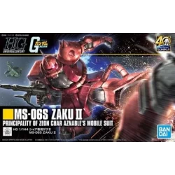 Gundam: High Grade - Ms-06S Zaku Ii 1:144 Scale Model Kit Gundam: High Grade - Ms-06S Zaku Ii 1:144 Scale Model Kit
