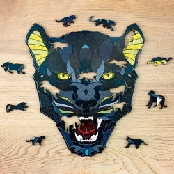 Eco Wood Art (Ewa) Houten Legpuzzel Panter/ Panther 1096 311X28X05Cm Wooden Box