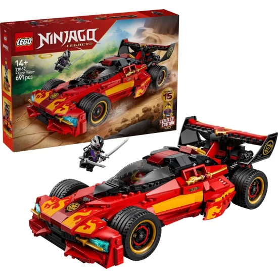 Lego Ninjago 71867 15-Jahriges Jubilaum: X-1 Ninja Supercar Lego Ninjago 71867 15-Jahriges Jubilaum: X-1 Ninja Supercar