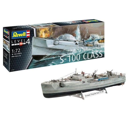German Fast Attack Craft S-100 Class Revell Modelbouwpakket