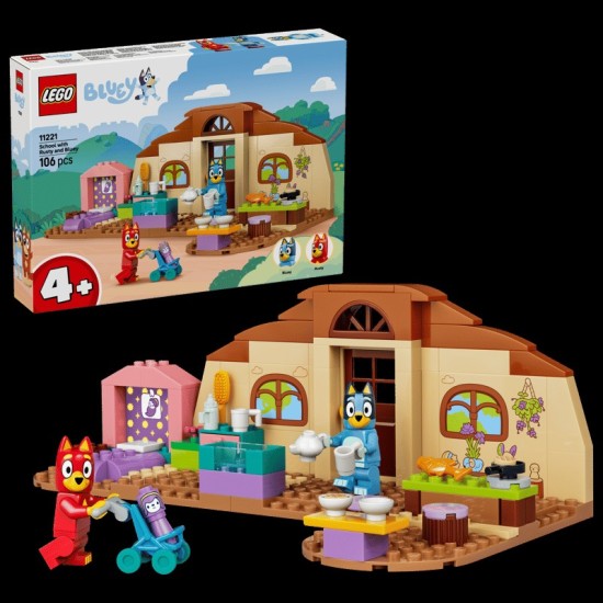 Lego Bluey 11221 School With Rusty And Bluey