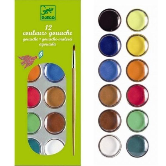 12 Pastilles Gouaches Classique 12 Pastilles Gouaches Classique