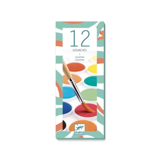 12 Pastilles Gouaches Classique