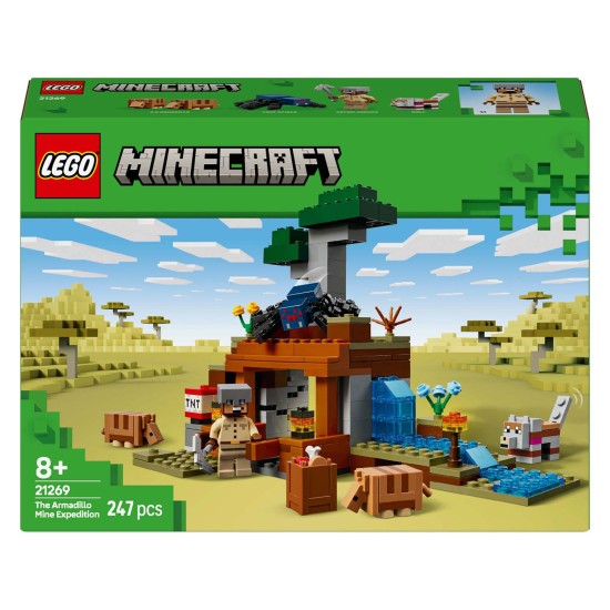 Lego Minecraft 21269 De Gordeldieren Bij De Mijn