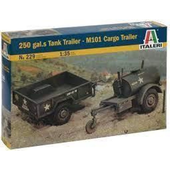 250 Gal.s Tank Trailer - M101 Cargo Trai