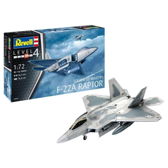 Lockheed Martin F-22A Raptor Revell Modelbouwpakket
