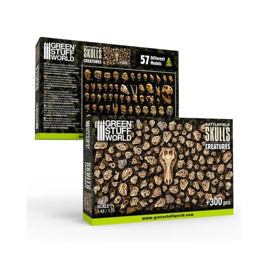 300X Battlefield Creature Skulls 1:48-1:35 300X Battlefield Creature Skulls 1:48-1:35
