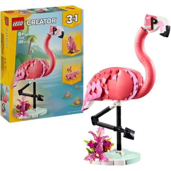 Lego Creator 31170 Wilde Dieren Roze Flamingo
