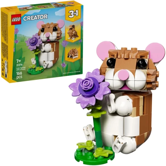 Lego 31376 Cute Hamster With A Flower