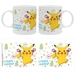 Pokemon - Mug - 320 Ml - Pikachu Christmas - Subli - Box X2 Pokemon - Mug - 320 Ml - Pikachu Christmas - Subli - Box X2