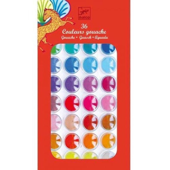 36 Pastilles De Gouaches 36 Pastilles De Gouaches