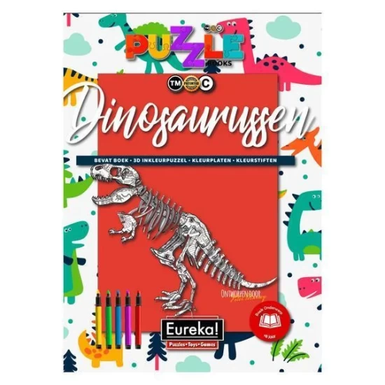 Eureka 3D Puzzel Books - Dinosaurussen Eureka 3D Puzzel Books - Dinosaurussen