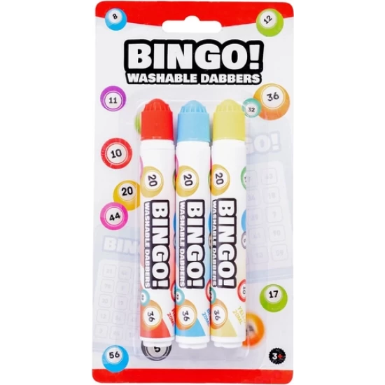 Bingo Dabbers 3St. Rood/Geel/Blauw 20Ml