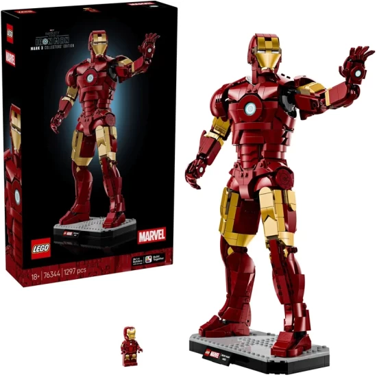 Lego Marvel Super Heroes 76344 Iron Man Mark 3 Verzameluitgave Lego Marvel Super Heroes 76344 Iron Man Mark 3 Verzameluitgave