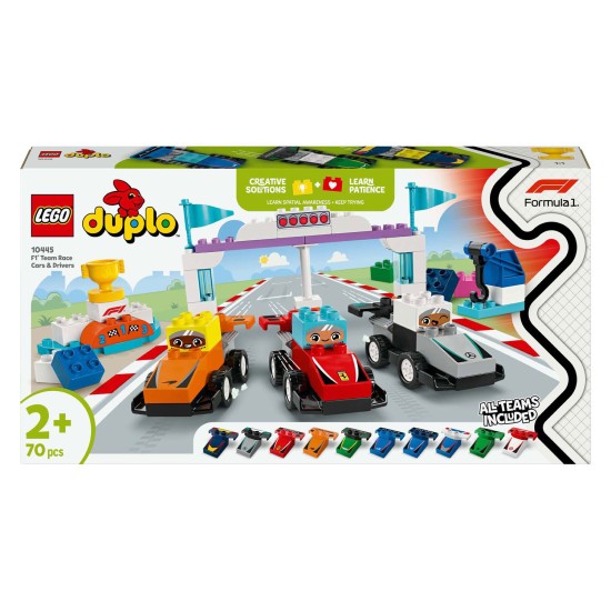 Lego Duplo Town 10445 F1 Team Racewagens En Coureurs Lego Duplo Town 10445 F1 Team Racewagens En Coureurs