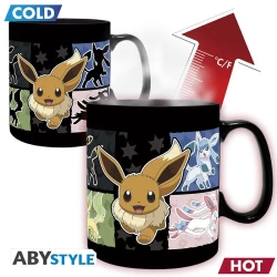 Pokemon - Mug Heat Change - 460 Ml - Eevee X2 See Abymuga462
