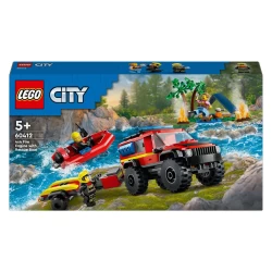 Lego City 60412 4X4 Brandweerauto Met Reddingsboot