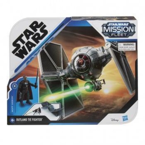 Star Wars Mission Fleet Moff Gideon Outland Tie Fighter 2.5-Inch-Scale Figure And Vehicle