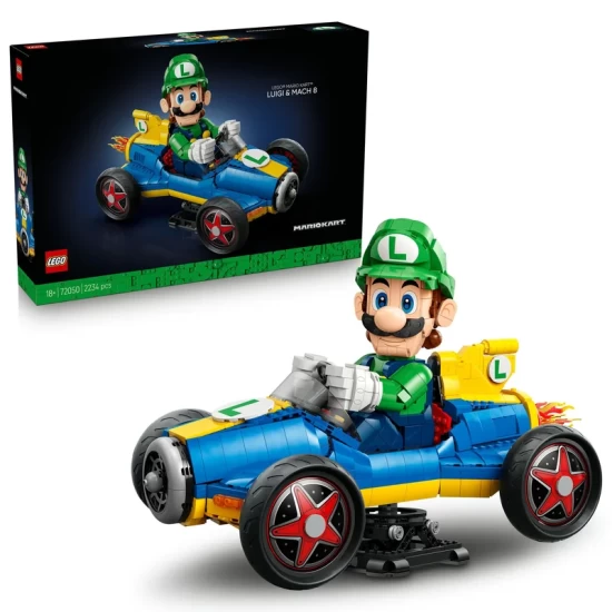 Lego Mariokart 72050 Luigi & Mach 8 Lego Mariokart 72050 Luigi & Mach 8